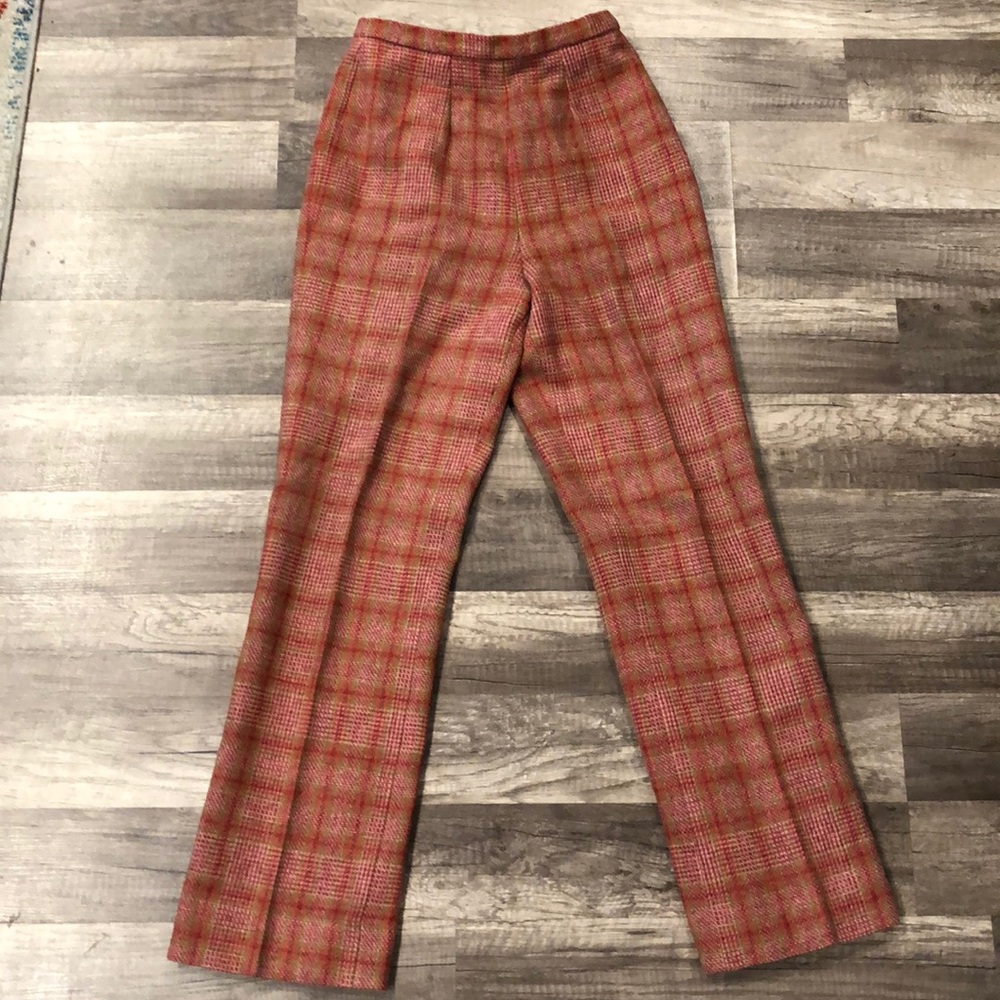 Pendleton Pink Plaid Women's Pants